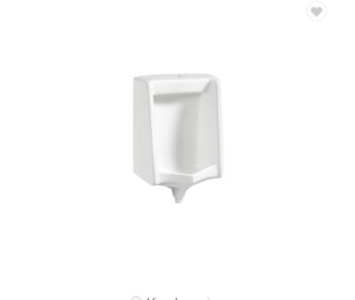 Porcelain Floor Stand Wall Hang Urinal Oval Shape Waterless Ceramic