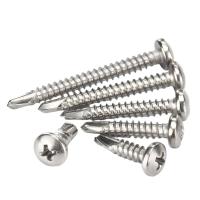 GB15856.1 304SS Pan Head Cross Self Drilling Screw