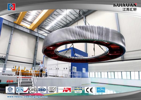 Polishing Treatment Gear Blank Forging 50T Cast Furnance Cast Gear Ring
