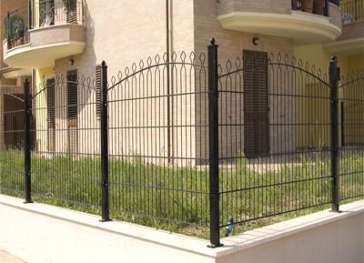 Parte superior de dobra H1.5m que solda Mesh Fence Round Post