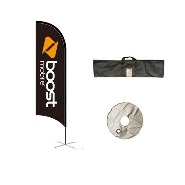 Outside Advertising Custom Beach Flags Seasonal Expo Sublimation wind feather flags