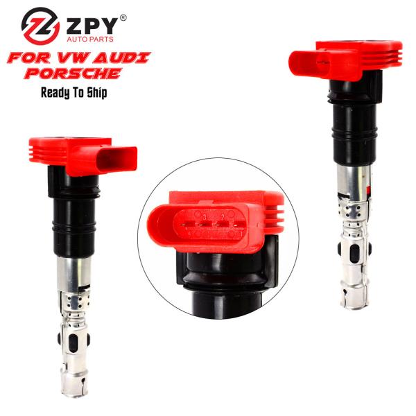 ZPY Auto Parts Ignition Coil for Audi A4 Q7 B6 B7 A5 A6 C6 A8 VW PHAETON TOUAREG 077905115T  077 905 115T