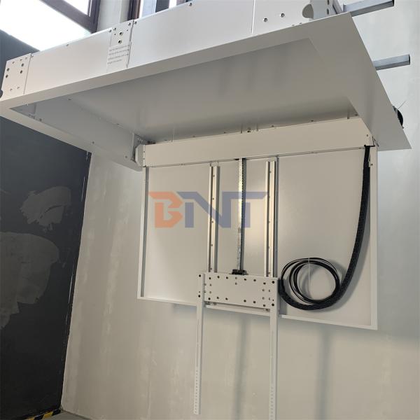 65-Inch Motorized TV Lift Stand with Remote Control Ceiling Flip Down TV Bracket