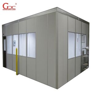 Magnesium Sandwich Panel Wall Class 10 000 ISO 7 Prefab Cleanroom with Modular Cleanrooms Inc