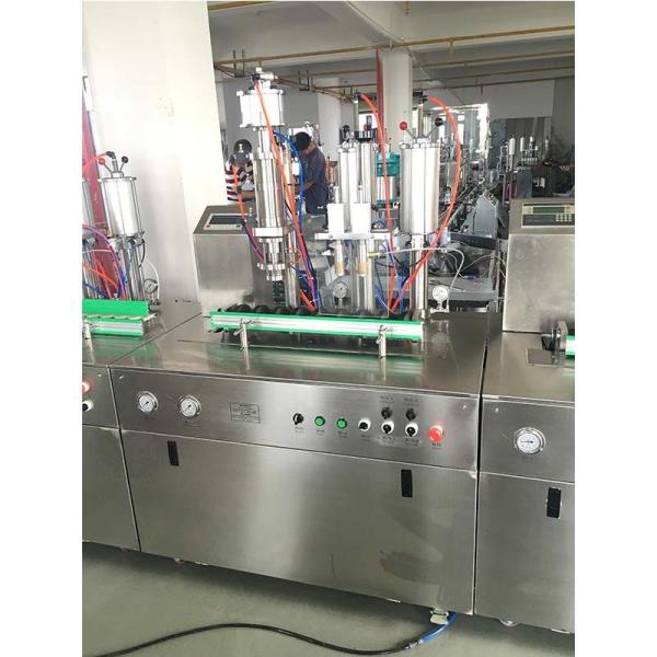 Latest Design Manufacturing Plant Hair Color Spray Filling Machine for Semi Automatic Paint Spray Aerosol Filling
