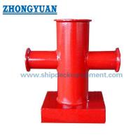 CB/T 3845-2000 Ships Single Cross Bitt Cruciform Bollard Ship Mooring Equipment