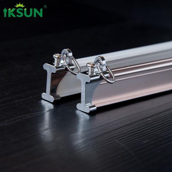 6.7m Aluminum Curtain Rail , Double Curtain Track Set Bendable Flexible