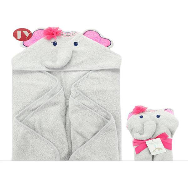 OEM Warm Baby Blanket Portable Cotton Baby Animals Hooded Towel Blanket