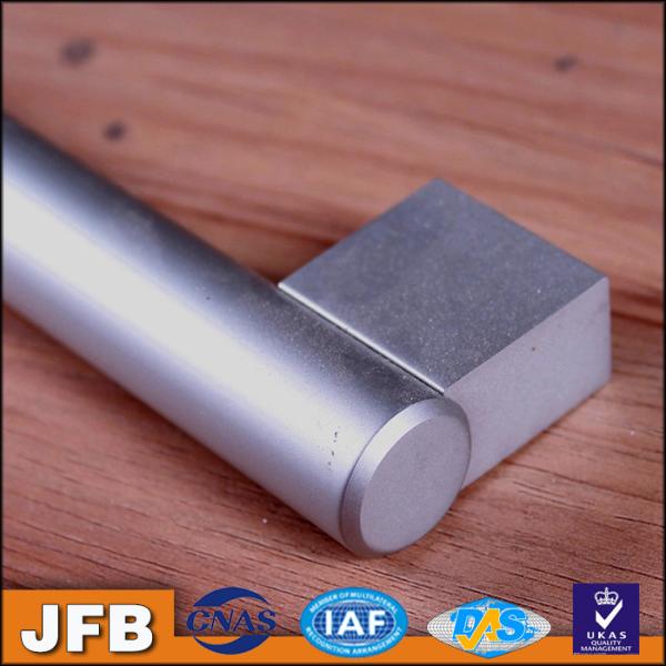 Aluminum extrusion furniture accessory standard stock aluminum door handle Solid square aluminum handle