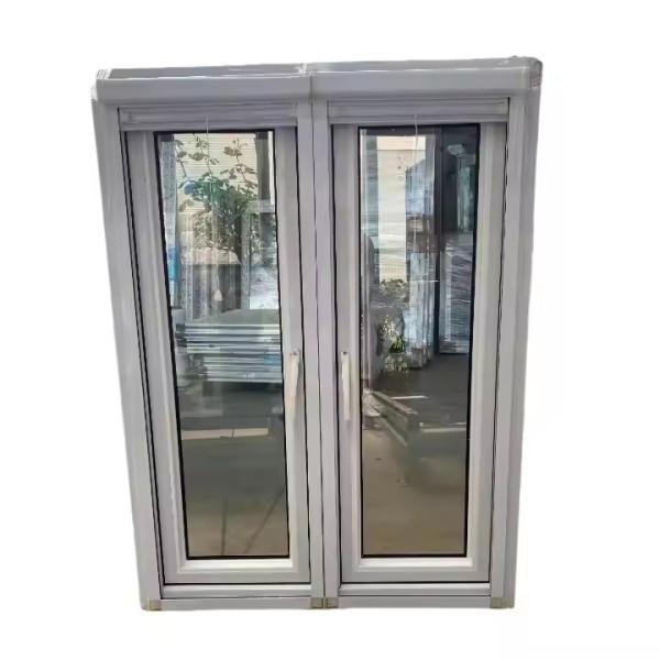 Customized Size PVC / UPVC Casement Windows Hurricane Proof Impact Windows Glass Double Function 37*50