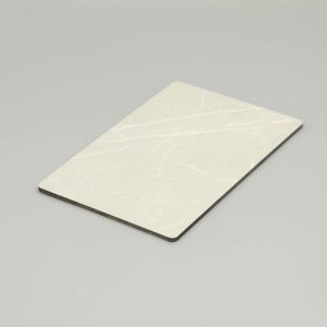 Jazz White Marble Aluminum Composite Panel 4mm 1220x2440mm - UV Resistant ACM