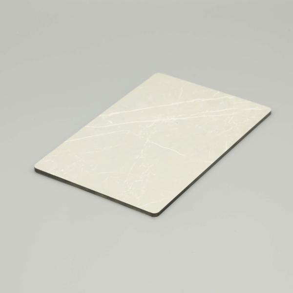 A1 B1 Jazz Branco Interior Painel de Alumínio Composto de Resistência UV Folha de Mármore Acp