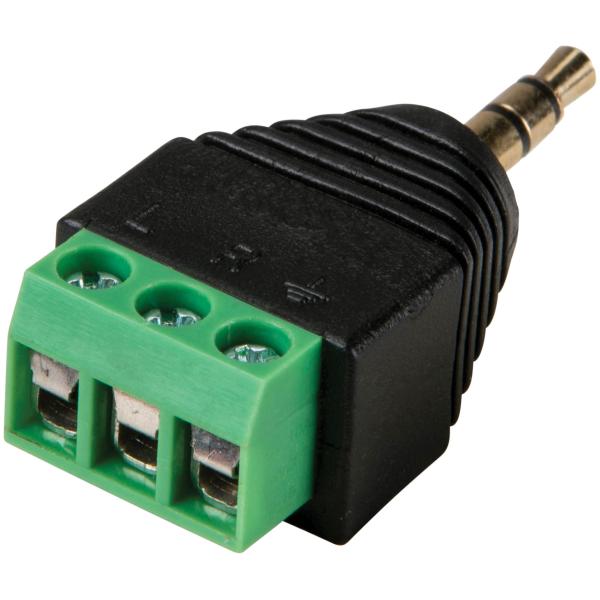 TRS-M35 Stereo TRS Male Plug in to Screw Terminals Connector for AV Cable