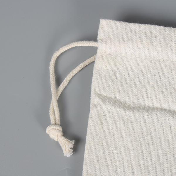 Personalized Colorful Custom Soft-loop Cotton Drawstring Bag Pouch for Dust-proof