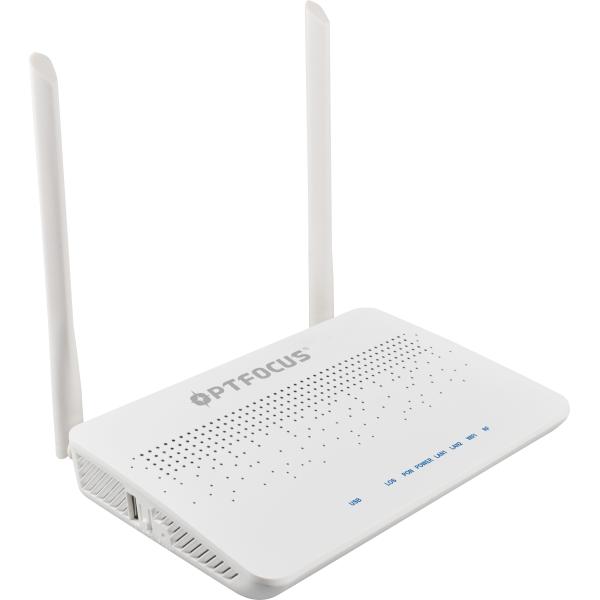 FTTH 2 LAN ports 1GE 1FE RF output wifi router gpon epon onu