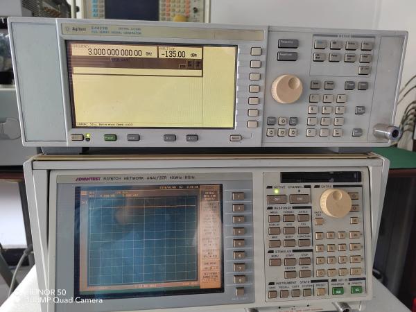 8 GHz High Dynamic Range Vector Network Analyzer VNA Advantest R3767CH