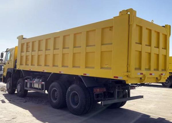 LHD Used 12 Wheel Wheeler 8X4 336HP 375HP HOWO Dump Dumper Truck Max Speed 75 Km/H