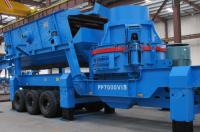 Cailloux de rivière alimentant à 80mm VSI le broyeur de extraction mobile