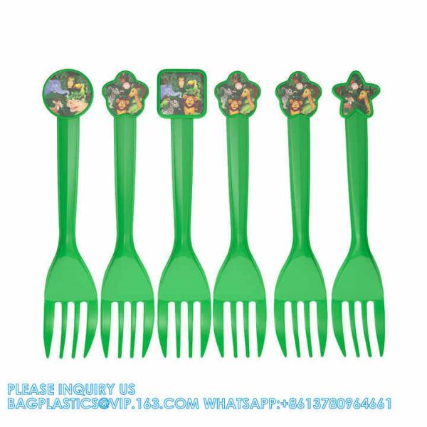 Cartoon Jungle Animal Disposable Tableware Sets Party Supplie For Kid Birthday Party Decor Plate Cup Napkin Party
