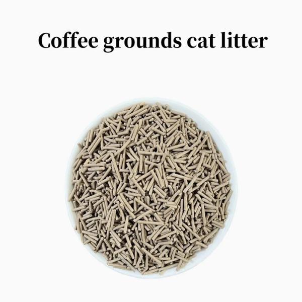 Fourniture d'accessoires pour animaux de compagnie Agglomération forte Déodoration Faible poussière Premium Facile à nettoyer Café Tofu Litter de chat