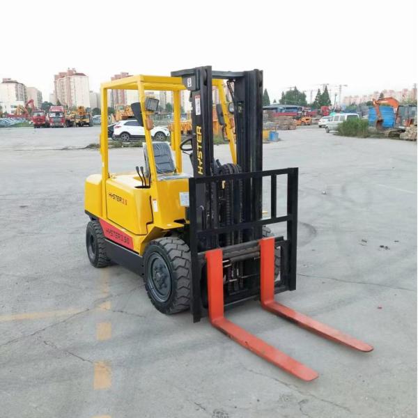 Hyster Used Diesel Forklift 3.5Ton With Moving Shifter Middle Cylinder 3m Lifting Height
