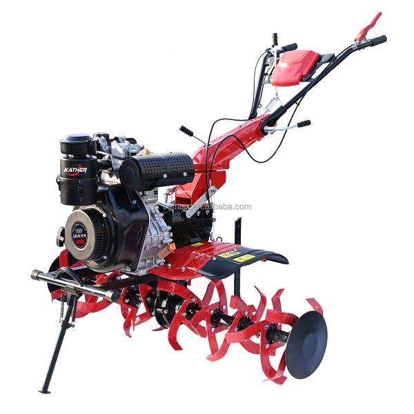7/9/12/15hp Diesel Power Tiller Walking Tractor for Household in Agricultural Farm