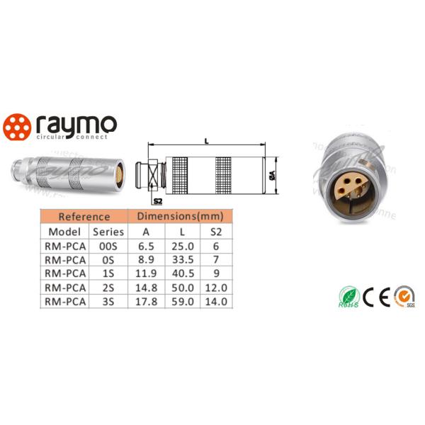 PCA Free Cable Receptacle Half Moon Connector, Metal Cable Connectors