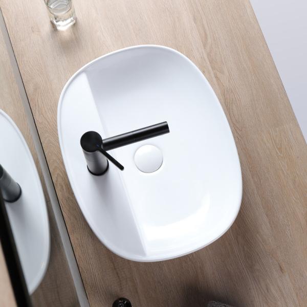 Сжатый ясный встречный верхний таз мытья раковины Bathroom высокотемпературный увольняя