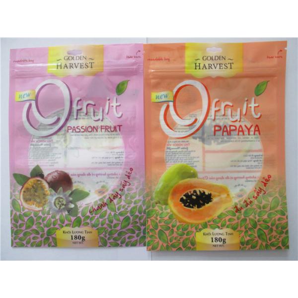 Anti Oxygen Plain Stand Up Pouches , VMPET Stand Up Plastic Bags