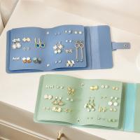 Travel Friendly Portable Jewelry Organizer Bag With PU And Rhinestone Material