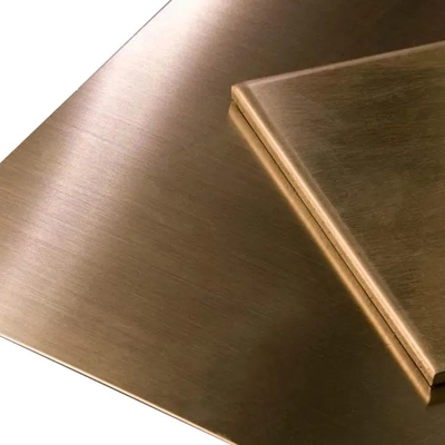 Golden Decorative Copper Sheets C2600 C2680 For Home Decoration 99.9% Pure Copper