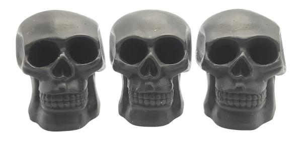 7*8.7*8.1cm  Wax Skull LED Gift Light With CR2032 Button Cell Battery