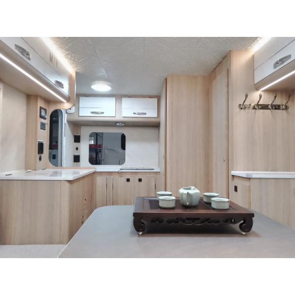 Esqueleto de pouco peso do reboque de campista da liga de alumínio da caravana do campista da aventura da tração