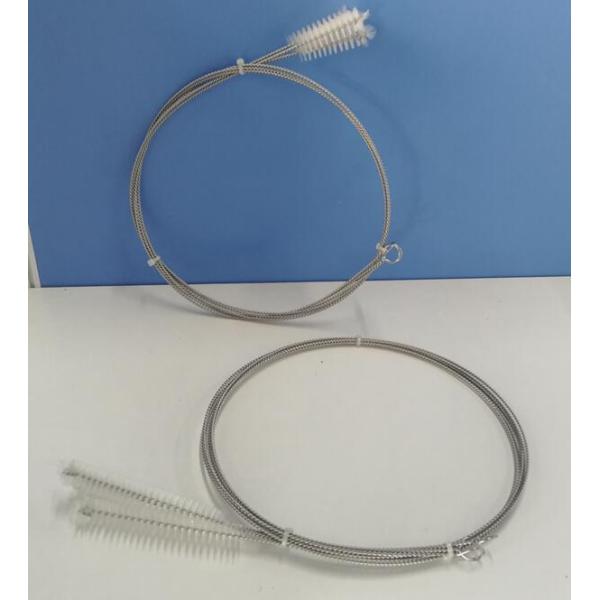 Coiled CPAP Cleaning Brush / Flexible Pipe Cleaning Brush Stainless Steel Handle