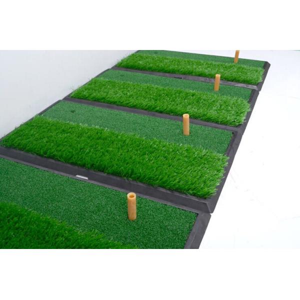 Dual grass golf swing mat chipping pad mat indoor golf practice mat pad dual-use