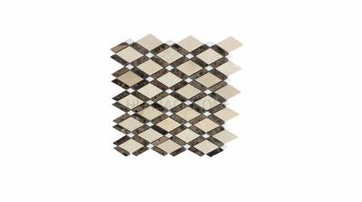 1x1 2x2 Wall Stone Mosaic Tiles , Mosaic Tile Sheets Fashion Custom Size