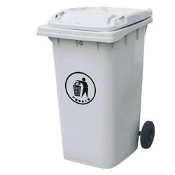 120L Contenedores De Basura De Plastico Plastic Dustbin Storage Bucket 2 Wheels, Lid Free Printing HD2WNP120 Rectangular 7.5KGS