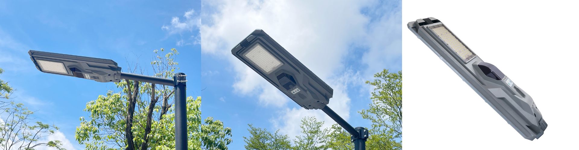IP65 Алюминиевый водонепроницаемый светодиодный солнечный уличный свет Для садовых парковочных площадок Тротуарные площади