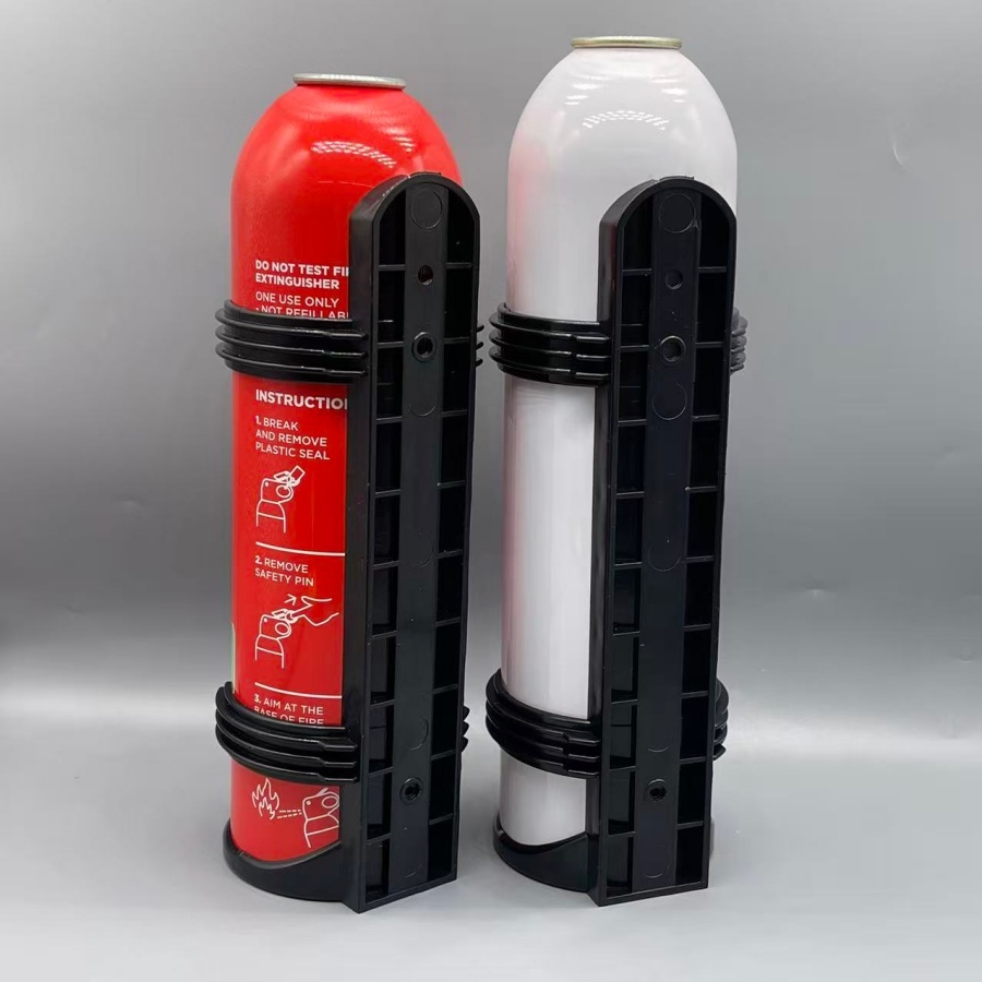 Handheld Fire Extinguisher Holder For Vehicles, Plastic Support Structure Workshops And Equipment Cabinets