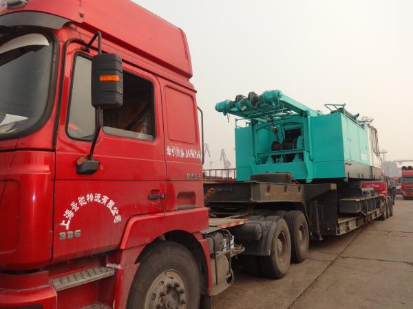 Used KOBELCO 150T CRAWLER CRANE SOLD TO Singapore