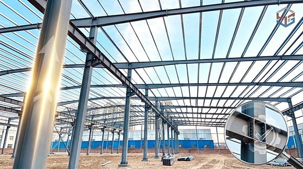 Customized Steel Structure Building High Strength Galvanized Metal Building Lightweight