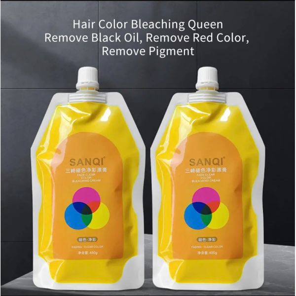 Crème Décolorante Cheveux Fast Color 450g pour Salon Professionnel
