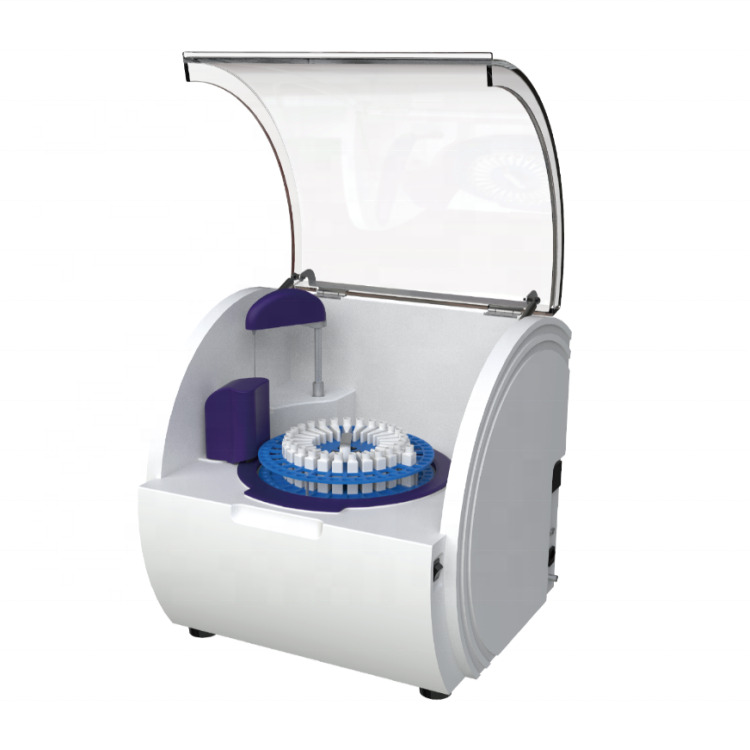 Commercial Benchtop Mini Fully Automatic Blood Chemistry Analyzer Smaller Size Biochemical Analyzer Hospital Clinic Biochemistry Analyzer