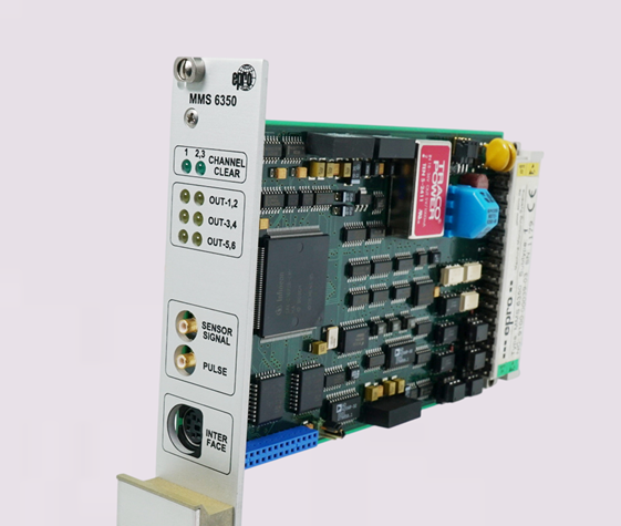 Карта измерения скорости Emerson EPRO MMS 6350/DP с PROFIBUS DP