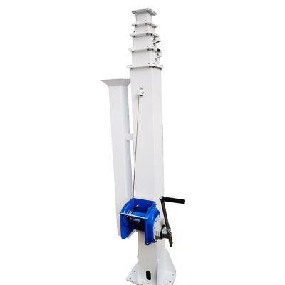 Manual Lifting Telescopic Mast Telescopic CCTV Pole Camera Mast Pole For Surveillance Towers