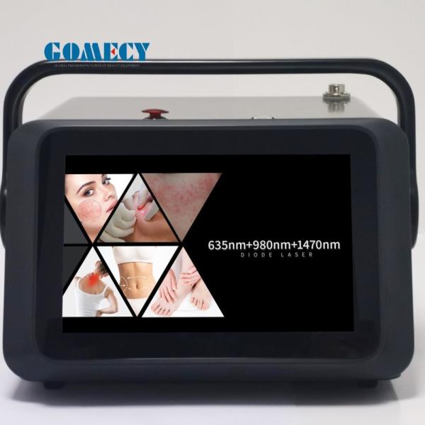 Remove Red Blood Effectively with Endolift Laser Machine 980nm 1470nm 635nm Wavelengths and 0-999s Pulse Duration