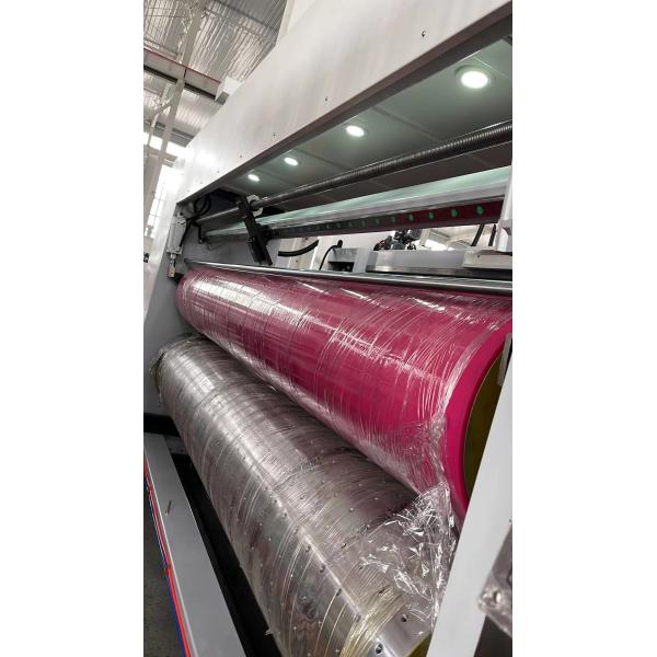 машина слон Flexo коробки картона 380v рифленая печатая торгового автомата