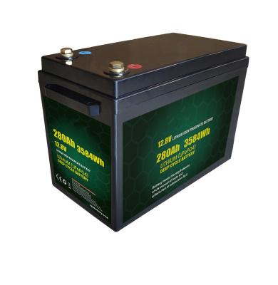 Bateria de armazenamento do OEM 12v 280Ah Lifepo4 para reboques de campista das caravana