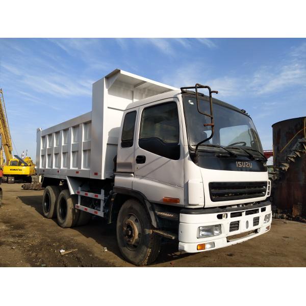 Durable 25 Tons Used Dump Trucks , Japan 10 Wheel Dump Truck PF6 Engine
