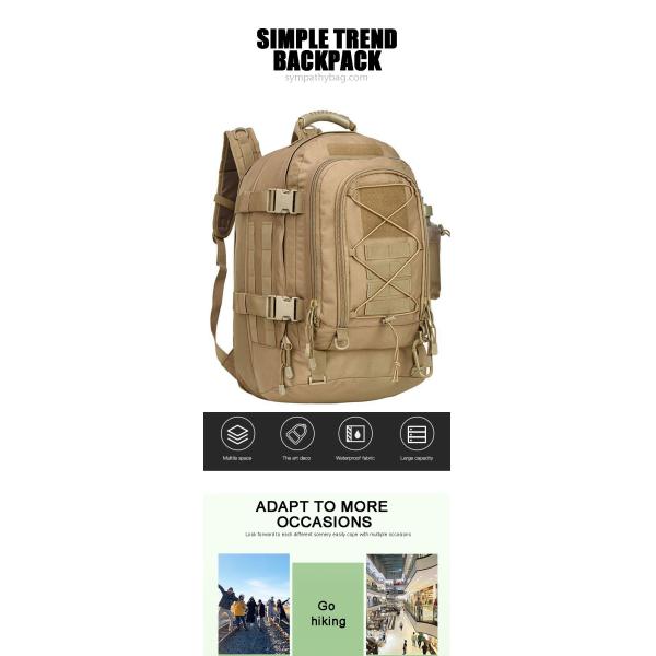 Logo personnalisé Sac à dos de sport en plein air Sac à dos de randonnée à vélo Grande capacité Multi couleur